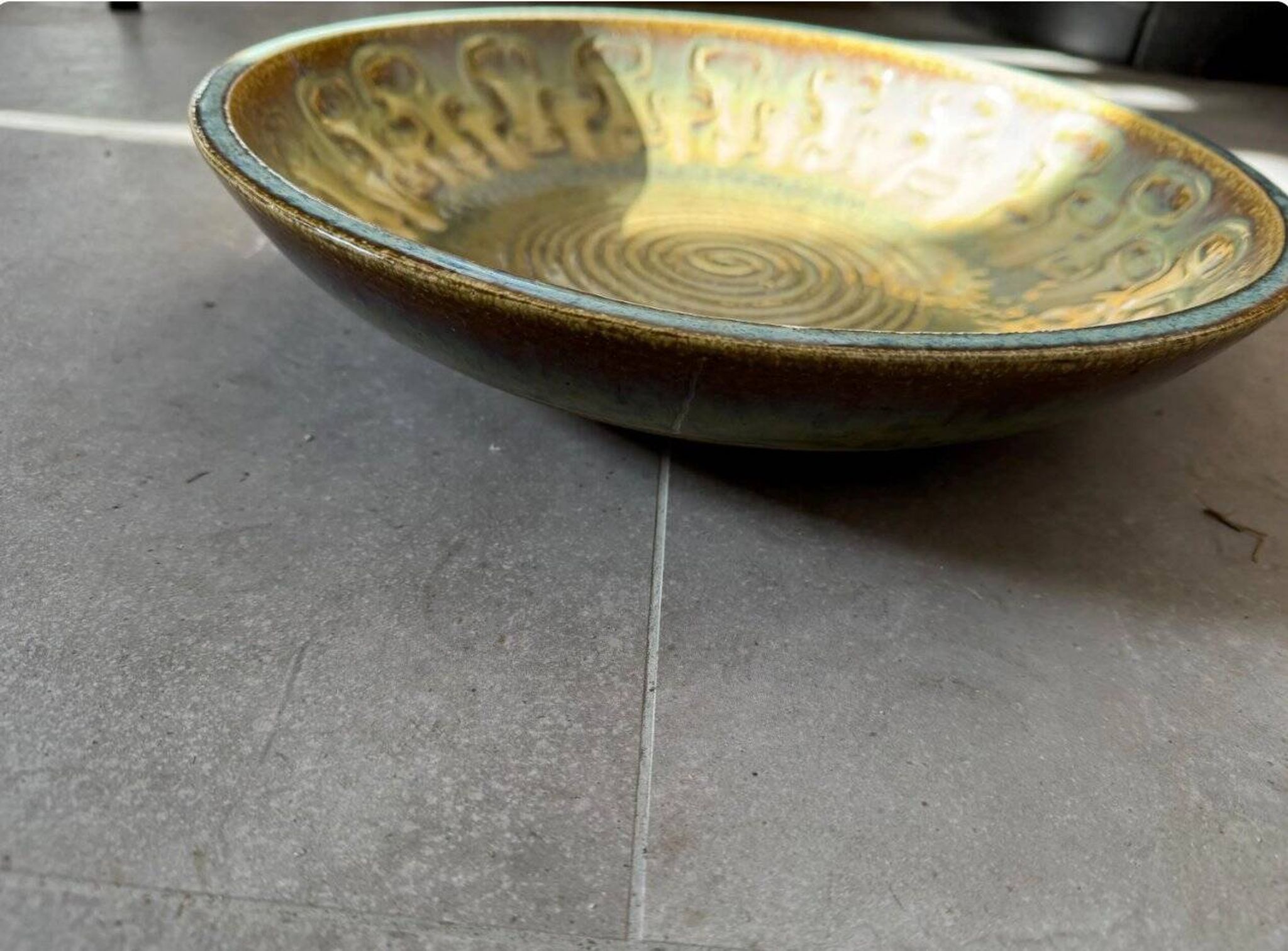 Large Lupin plate and jug by Einar Johansen Søholm for Søholm, 1960s, set of 2
