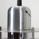 Set of 2 Belid pendant lamps / Danish modern design / aluminium / 1980s / Primus
