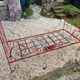Wrought iron sofa bed nineteenth century