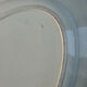 Grand plat ovale en terre de fer 41x27cm