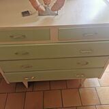Vintage dresser year 70 feet compass