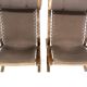 Set of 2 Siesta leather armchairs, Ingmar Relling, Norway, 1960