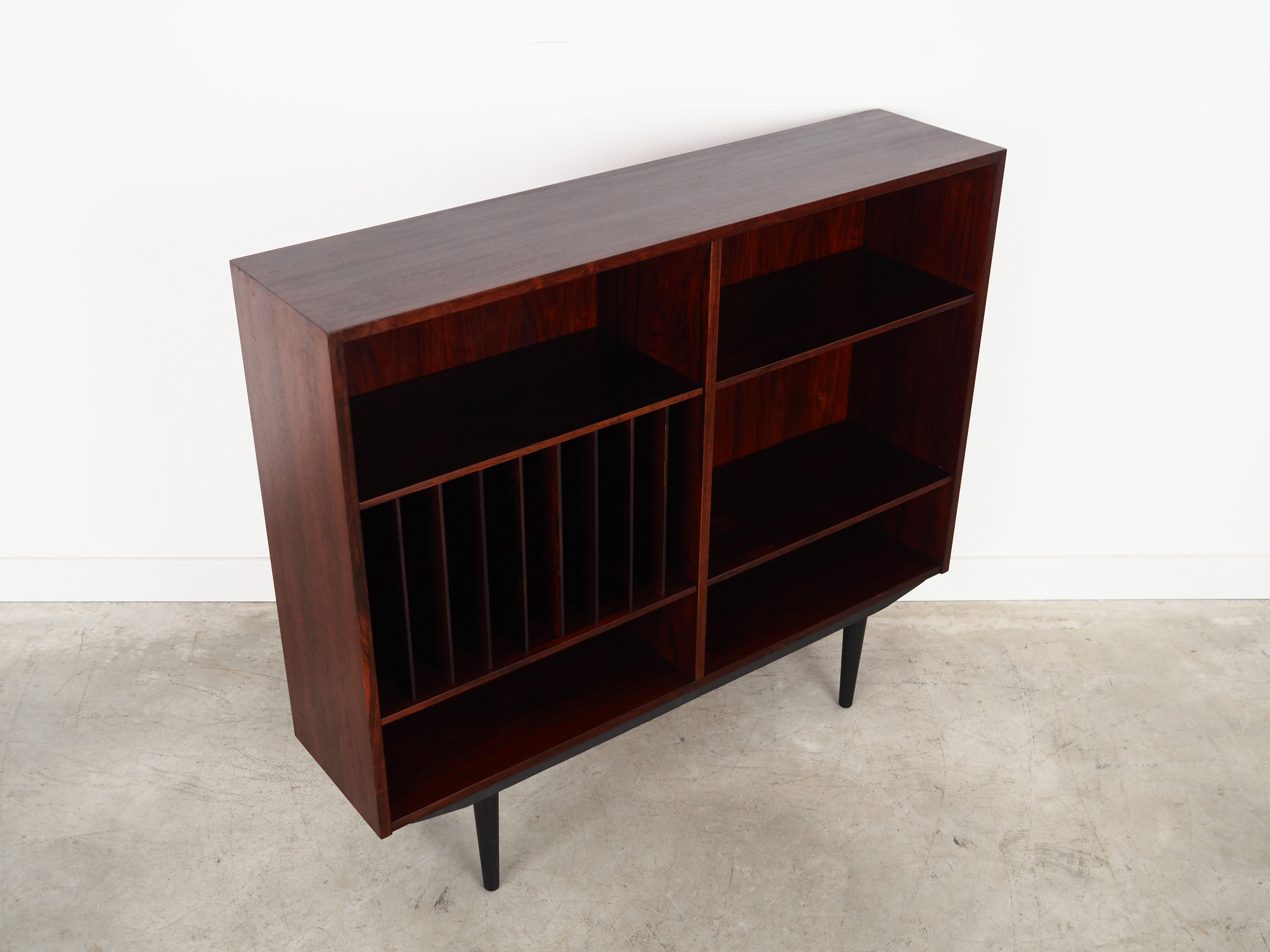 Rosewood bookcase, Danish design, 1970s, manufactured by Omann Jun