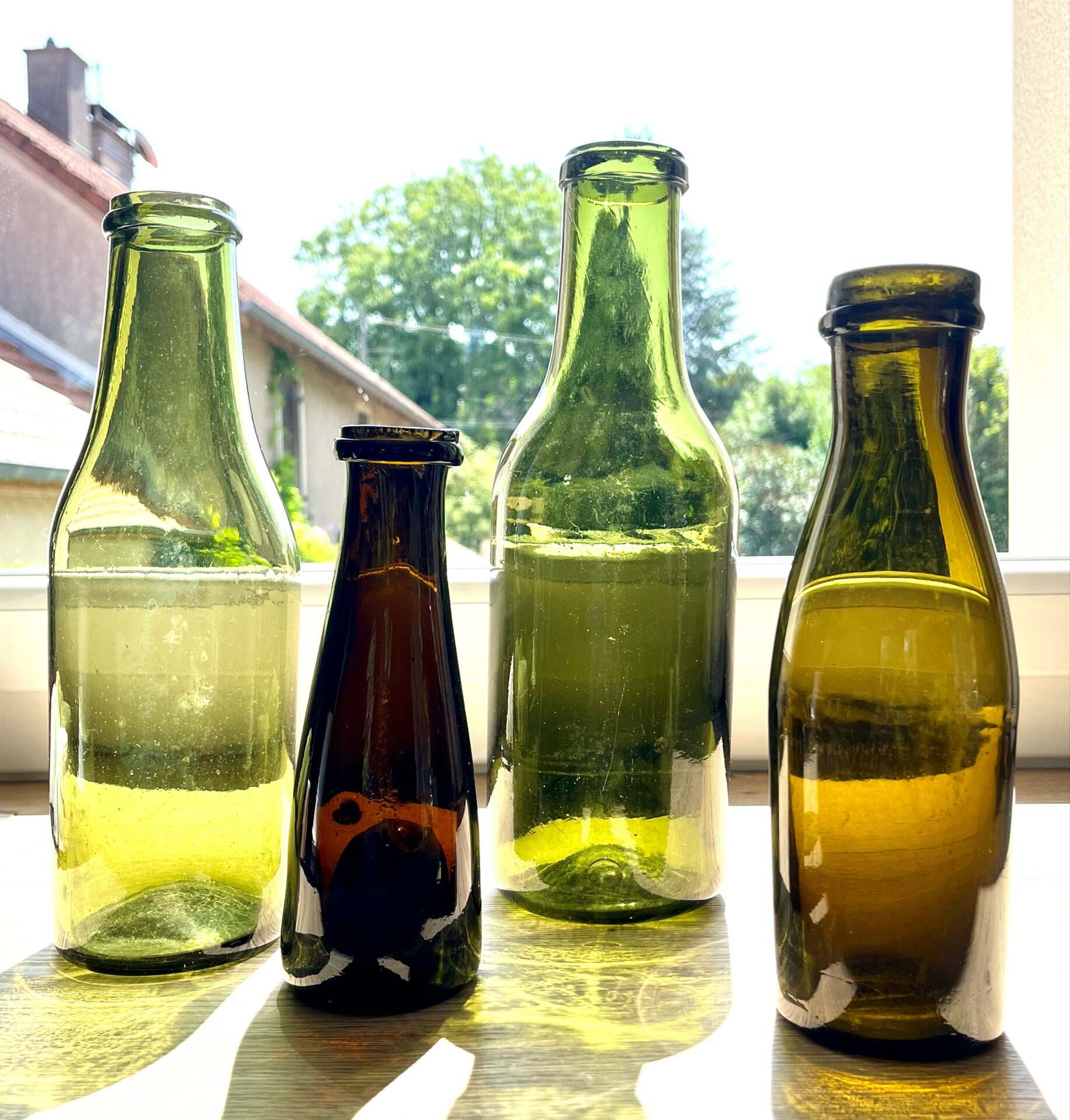 Antique bottle vase