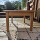 Antique solid oak coffee table