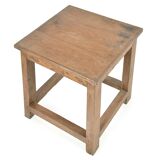Table basse carrée en bois massif (63 x 59 x 59cm)