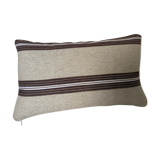 Beige linen cushion