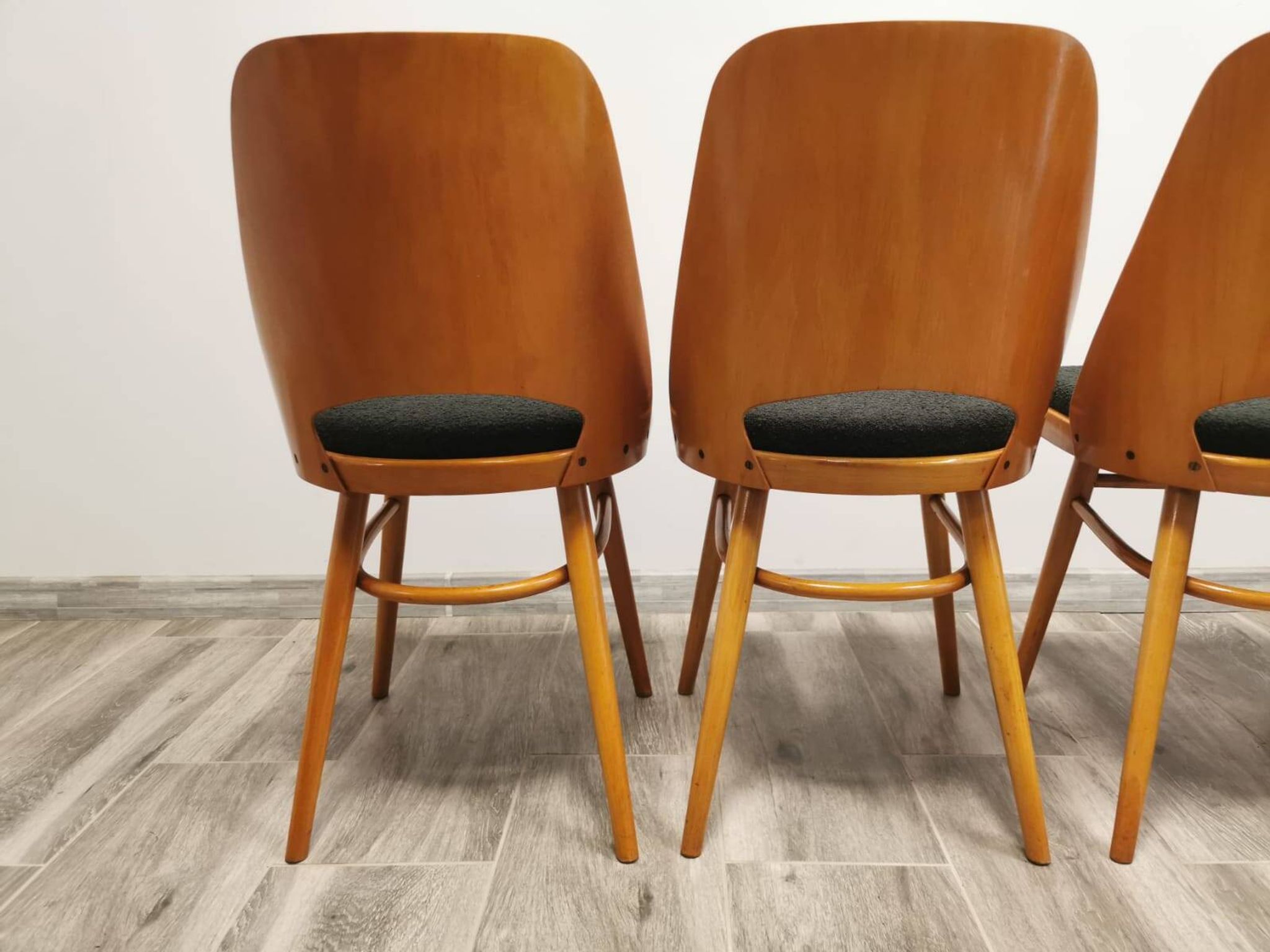 Chaises de Salle à Manger par Radomir Hoffman pour Ton, 1950s, Set de 4