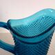 Vintage cut glass blue pitcher
