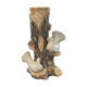 Vase with 2 doves in slipware