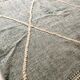 Moroccan Berber carpet Kilim Zanafi water green and ecru 2.7x1.57m
