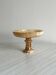 Onyx marbled pedestal bowl