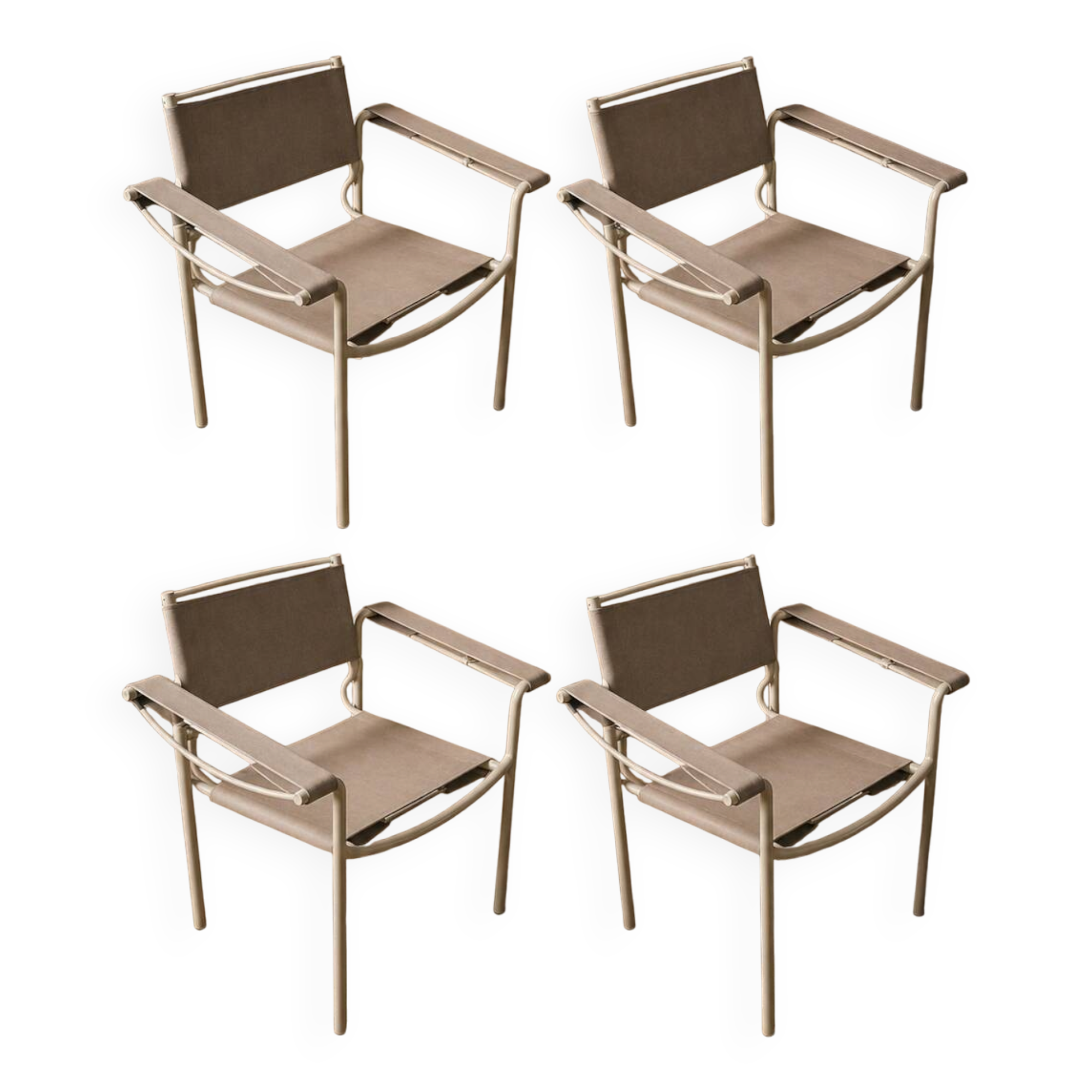 Set 4 fauteuils Bauhaus G.Belotti