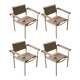 Set 4 fauteuils Bauhaus G.Belotti