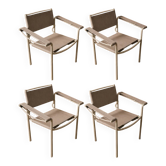 Set of 4 Bauhaus armchairs G. Belotti