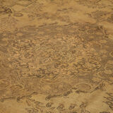 Tapis de laine jaune persan surteint 293 cm x 380 cm