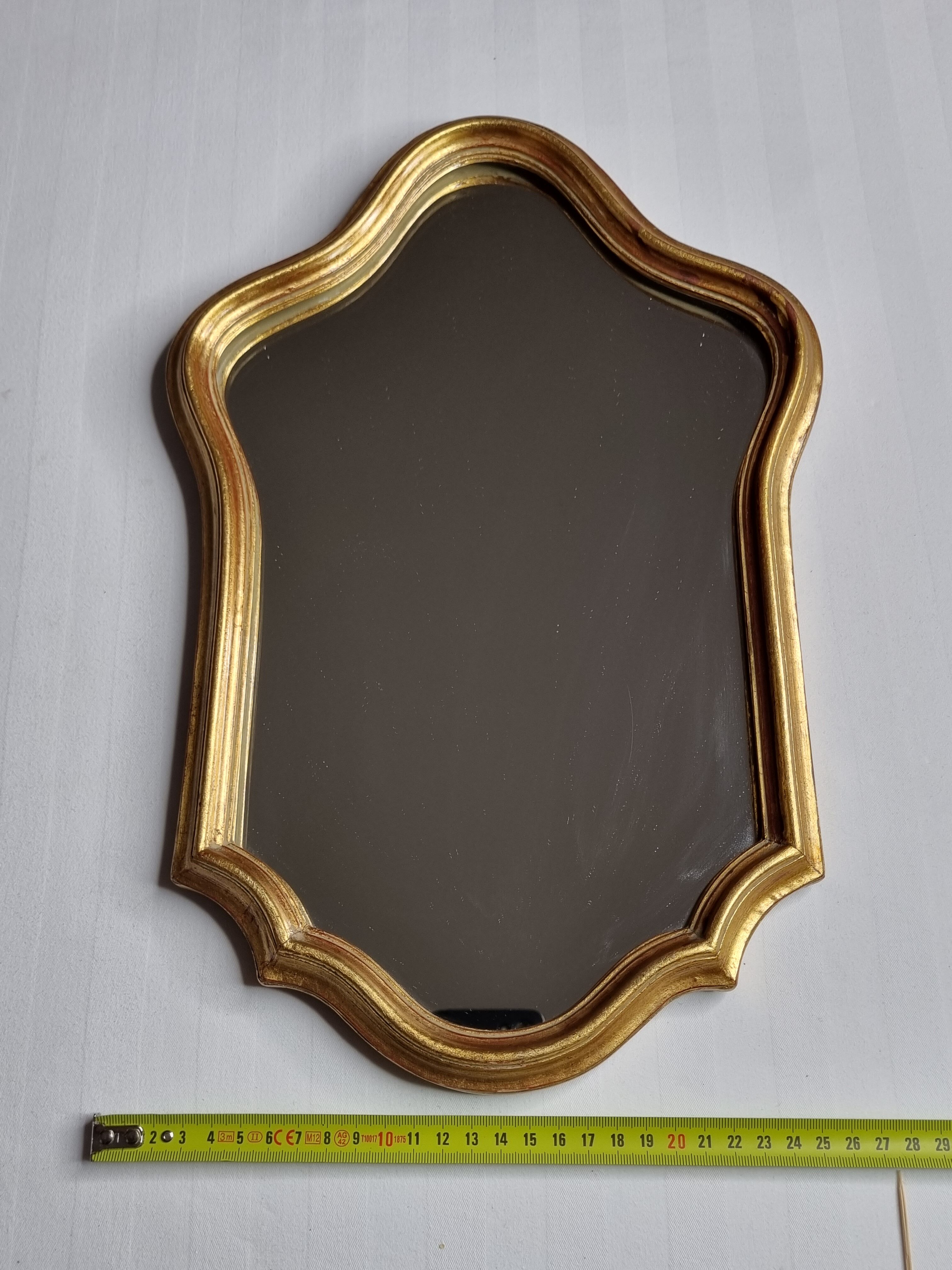 Vintage Louis XV style mirror, twisted, 41 cm