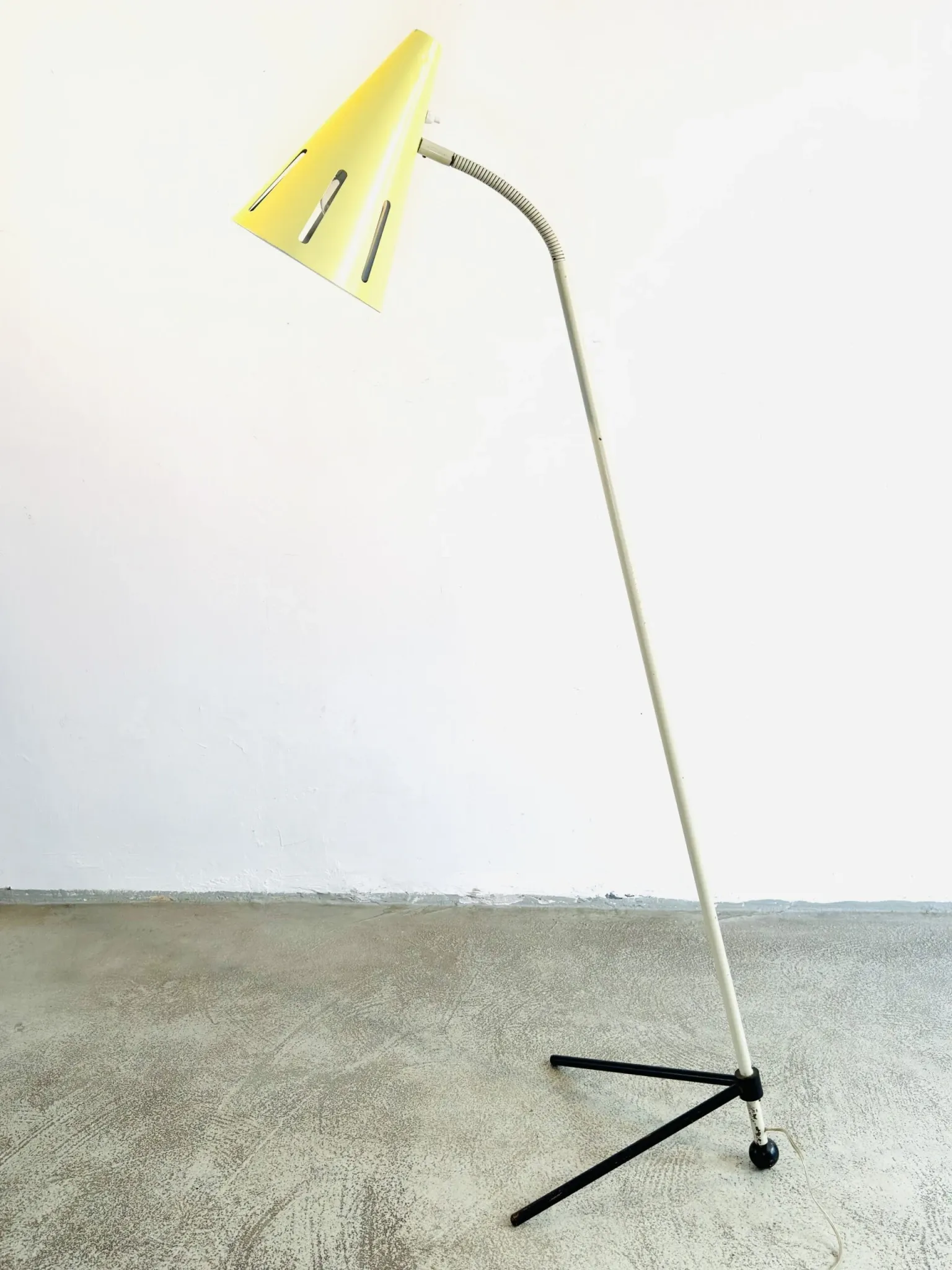 'Sun Series' Floor Lamp By H. Busquet For Hala Zeist, Netherlands 1950S