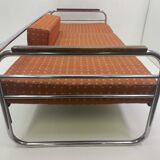 Chrome Bauhaus Robert Slezák 3-seather sofa, 1940s