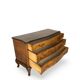 Commode en noyer burl art déco italien, années 1940/50.
