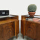 Rare Italian vintage design nightstands