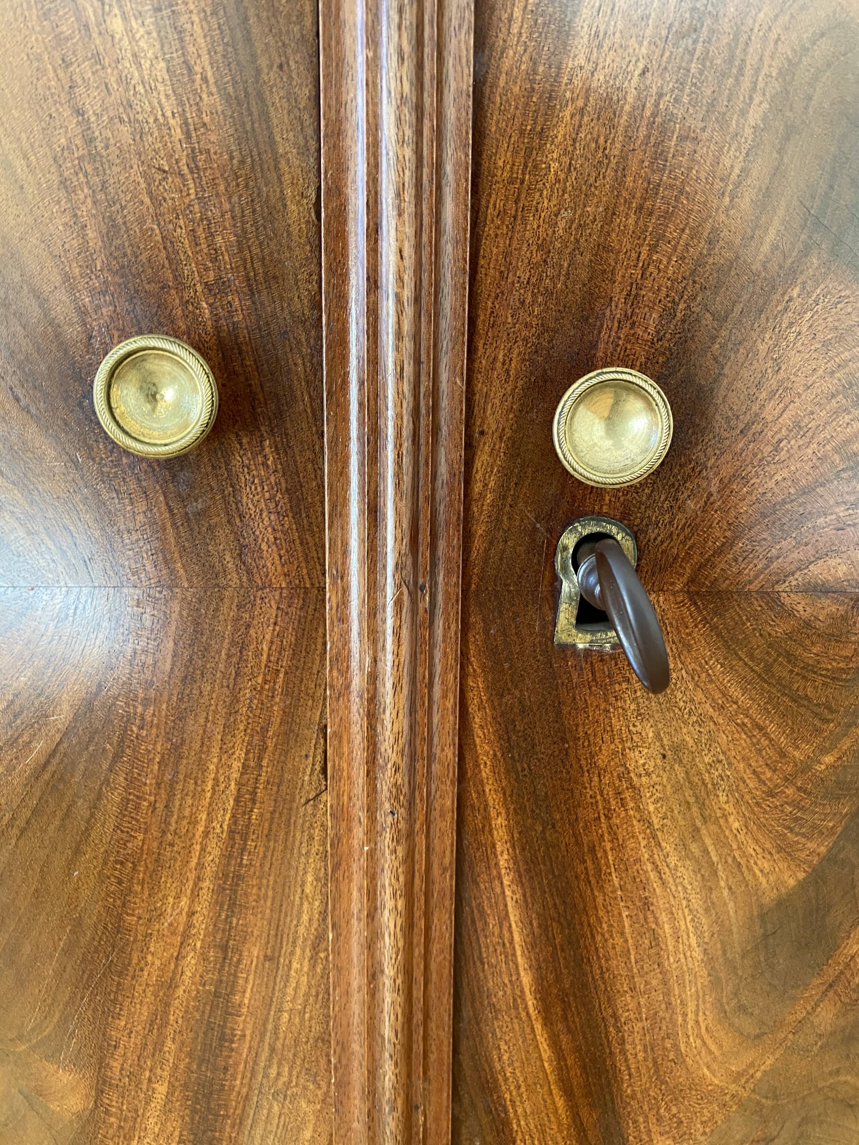 Mahogany wardrobe 19th Charles X