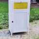 Parisian sideboard pantry from the 1920s with gray patina