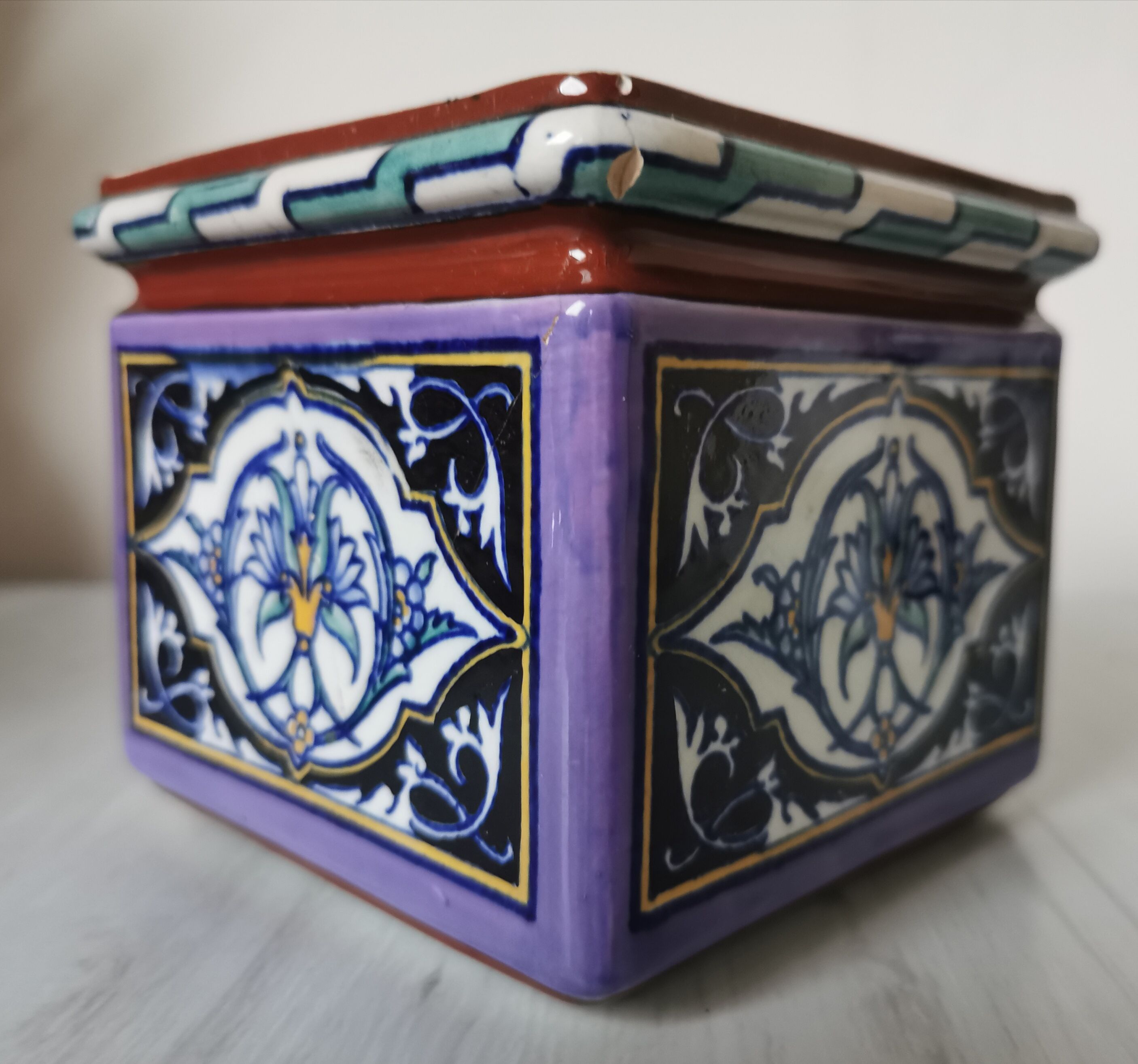 Pot deco Sarreguemines