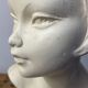 Plaster bust of a young girl