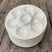 Service 6 shellfish plates - Longchamp Blanches slip