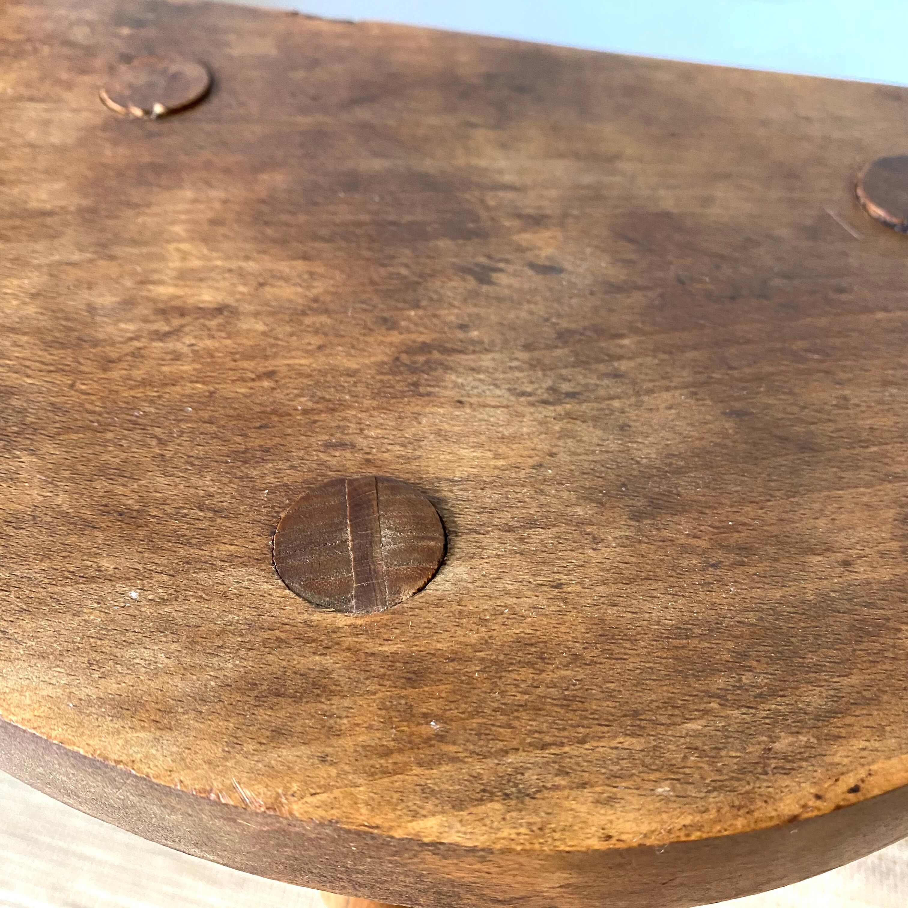 High tripod stool or plant holder