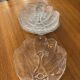 Plate, Peakcock, crystal glass, Lars Hellsten, Orrefors, Sweden, 1970