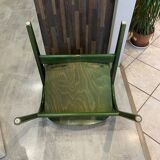 Fauteuil de salon baumann lounge vert vintage années 70