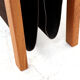 Salling stolefabrik magazine rack with leather in teak