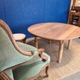 Vintage farmhouse coffee table with flaps