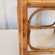 Low rattan stool