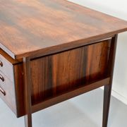 Midcentury Danish Executive Desk in Stunning Rosewood. Vintage / Modern