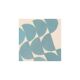 Abstract painting on illustration paper B285 blue gray signed Eawy