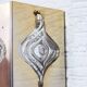 Pair of Palwa sconces in brass and crystal