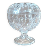 Vintage Cut Crystal Footed Candy Box *