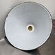 Lot 3 old industrial conical suspensions emaillees 25 cm