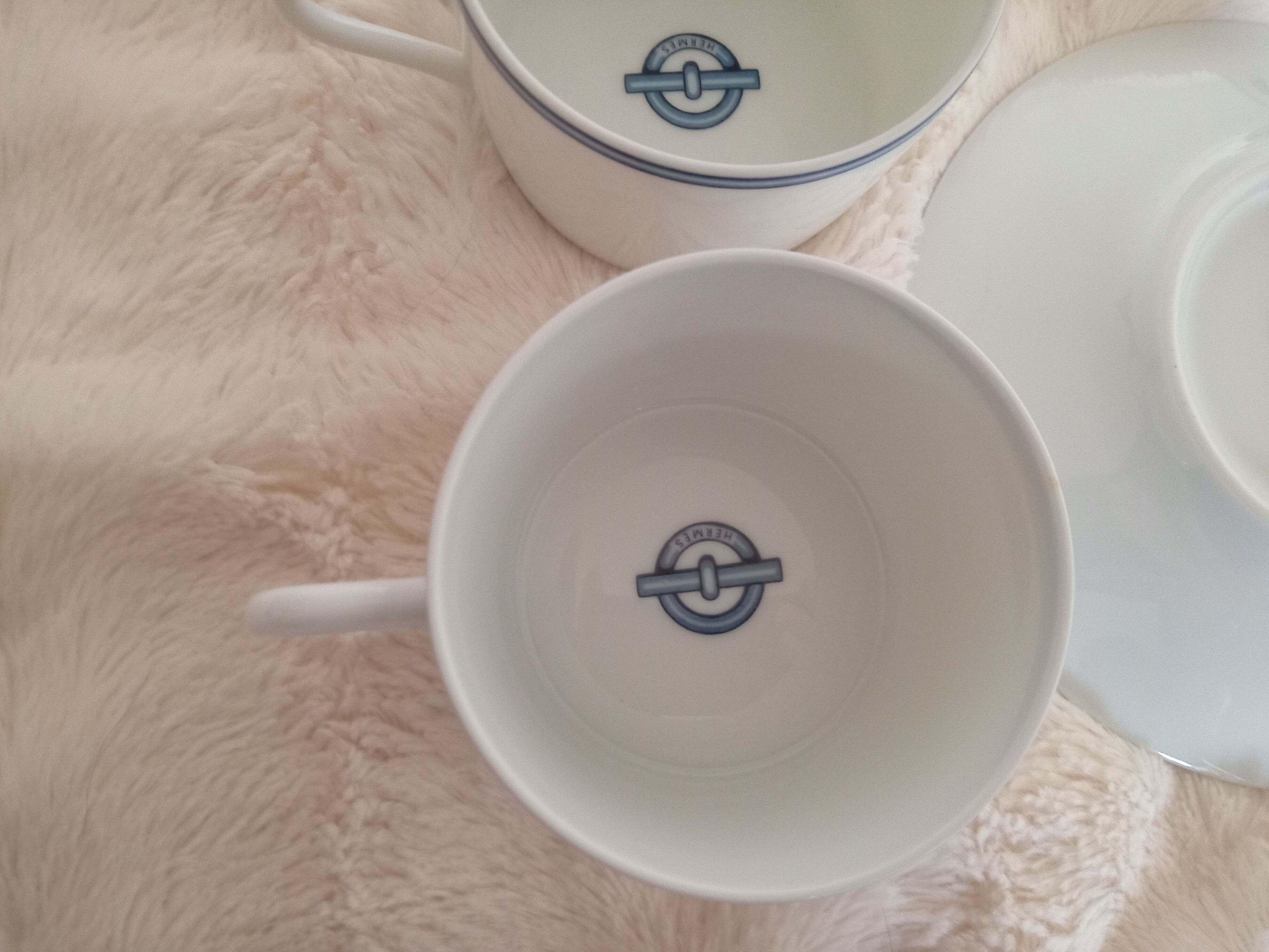 Hermes tea cup duo