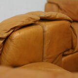 Leather modular sofa, 7 elements, 70s