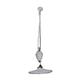 Porcelain rise and fall suspension