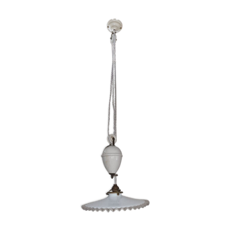 Suspension monte et baisse en porcelaine