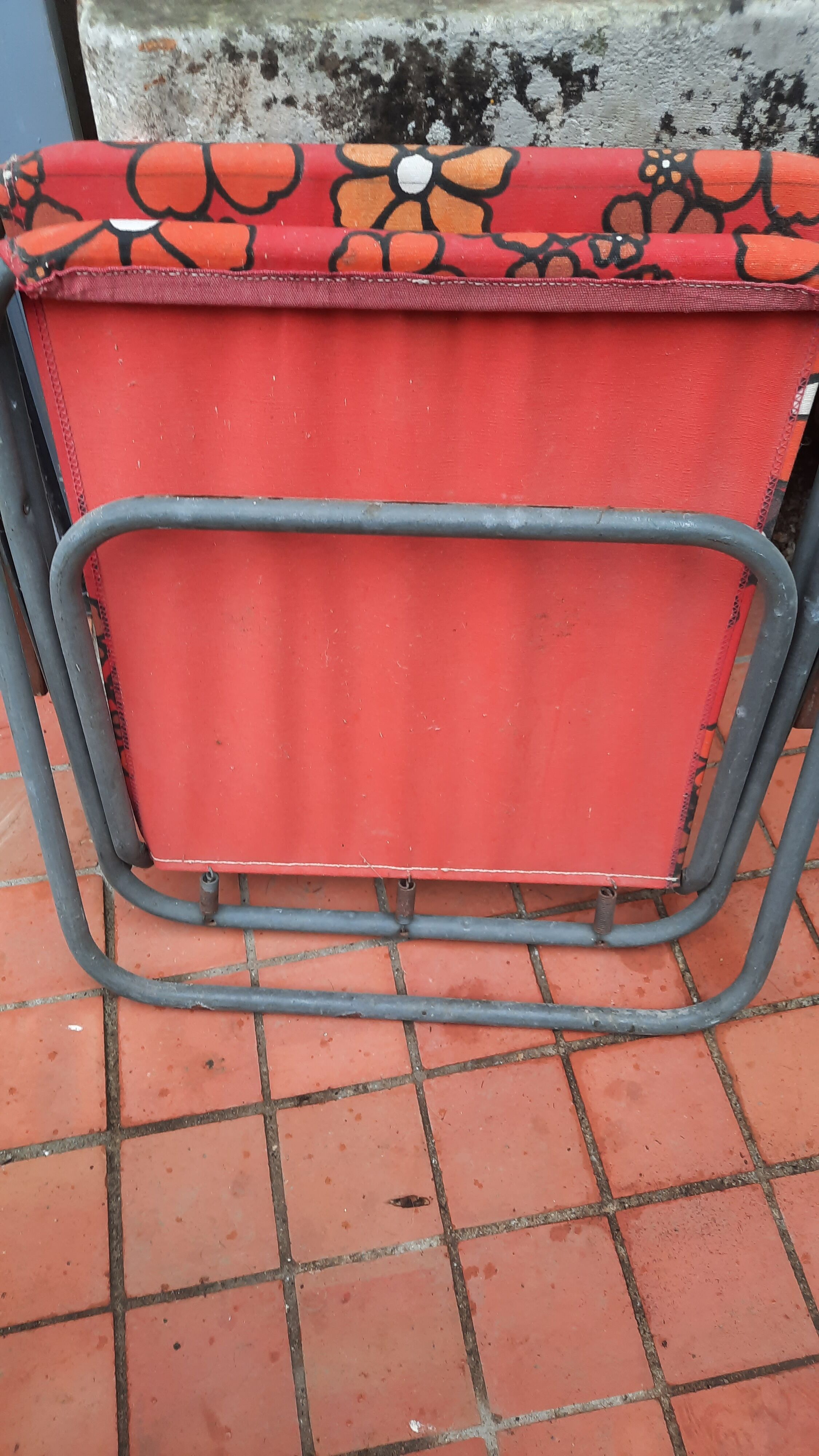 Pair of camping folding chairs