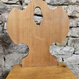 Set of 4 brutalist chairs 1970"