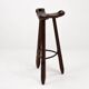 Set of 3 Vintage Brutalist Marbella Stools by Sergio Rodrigues