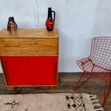 Commode vintage 2 portes coulissantes 2 tiroirs