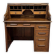 Bureau à cylindre en chêne
